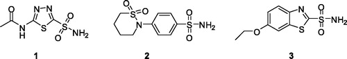 Figure 1. Some sulfonamide drugs.