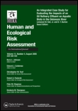 Cover image for Human and Ecological Risk Assessment: An International Journal, Volume 1, Issue 2, 1995