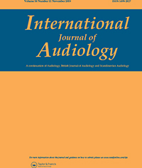 Cover image for International Journal of Audiology, Volume 58, Issue 11, 2019