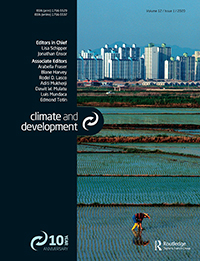 Cover image for Climate and Development, Volume 12, Issue 1, 2020