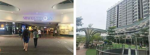 Figure 8. The shopping mall and waterfront recreation spaces have a close connection with thpunggol MRT station (Source: by the author).