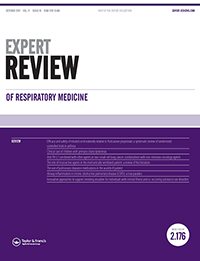 Cover image for Expert Review of Respiratory Medicine, Volume 11, Issue 10, 2017