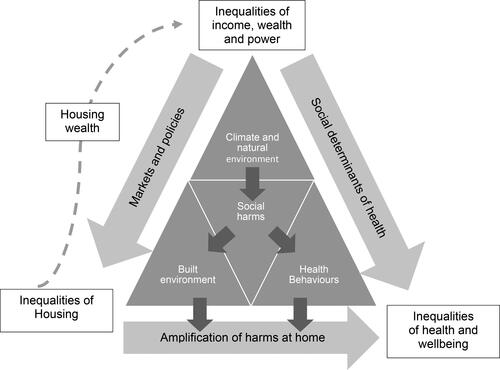 Figure 1. The social inequality, housing inequality and health inequality trifecta.