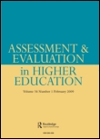 Cover image for Assessment & Evaluation in Higher Education, Volume 39, Issue 4, 2014