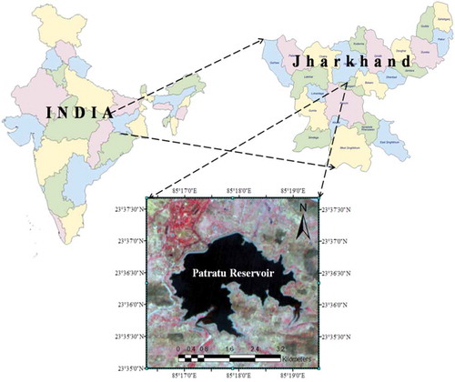 Figure 1. Index map of the study area.