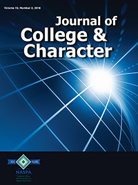 Cover image for Journal of College and Character, Volume 19, Issue 2, 2018