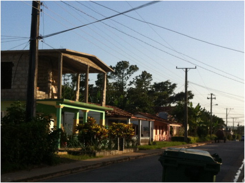 Figure 3. Examples of changes to the heritage in the historical centre of Viñales: an extra floor has been added. Source: authors.