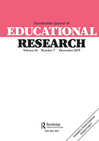 Cover image for Scandinavian Journal of Educational Research, Volume 63, Issue 7, 2019