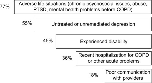 Figure 1 Percentage of subjects who endorsed any of the five major themes as a primary or secondary reason for reporting suicide ideation (n=22).