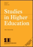 Cover image for Studies in Higher Education, Volume 29, Issue 6, 2004