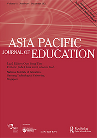 Cover image for Asia Pacific Journal of Education, Volume 41, Issue 4, 2021