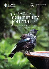 Cover image for New Zealand Veterinary Journal, Volume 71, Issue 2, 2023