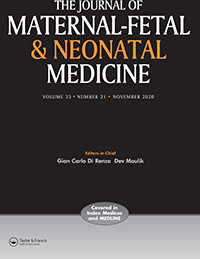Cover image for The Journal of Maternal-Fetal & Neonatal Medicine, Volume 33, Issue 21, 2020