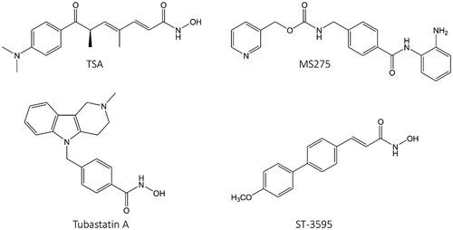 Figure 3. HDAC inhibitors used for assay development.