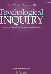 Cover image for Psychological Inquiry, Volume 32, Issue 1, 2021