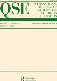 Cover image for International Journal of Qualitative Studies in Education, Volume 32, Issue 8, 2019