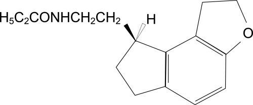 Figure 1 Structure of ramelteon (CitationTakeda Pharmaceuticals North America 2006).