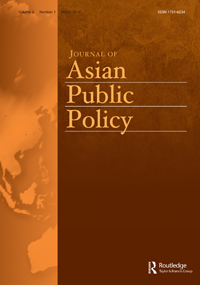 Cover image for Journal of Asian Public Policy, Volume 9, Issue 1, 2016