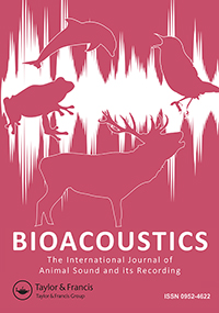 Cover image for Bioacoustics, Volume 28, Issue 5, 2019