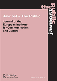 Cover image for Javnost - The Public, Volume 26, Issue 2, 2019