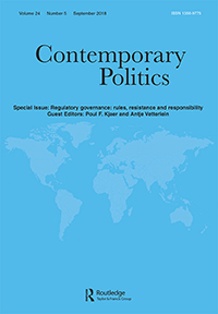 Cover image for Contemporary Politics, Volume 24, Issue 5, 2018
