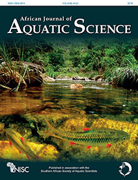 Cover image for African Journal of Aquatic Science, Volume 44, Issue 2, 2019