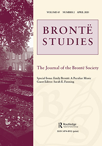 Cover image for Brontë Studies, Volume 45, Issue 2, 2020