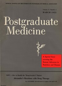 Cover image for Postgraduate Medicine, Volume 17, Issue 3, 1955