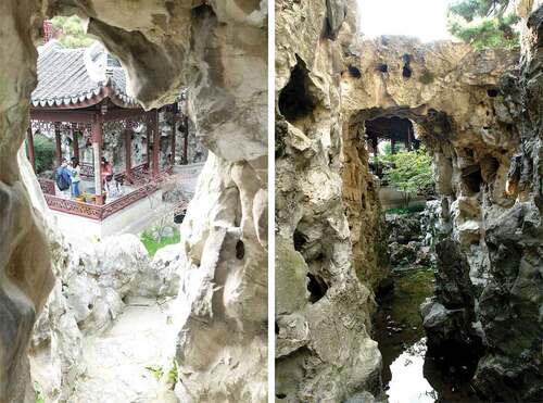 Figure 4. The interior view of the artificial mountain in the garden of mountain villa with embracing beauty © Wang Xin. All rights reserved.