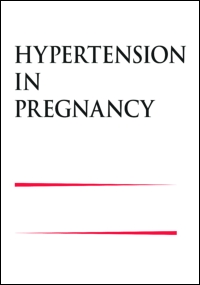 Cover image for Hypertension in Pregnancy, Volume 27, Issue 3, 2008
