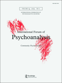 Cover image for International Forum of Psychoanalysis, Volume 9, Issue 3-4, 2000