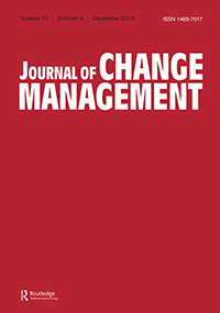 Cover image for Journal of Change Management, Volume 15, Issue 4, 2015