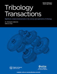 Cover image for Tribology Transactions, Volume 67, Issue 2, 2024