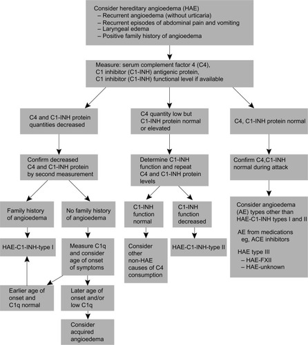 Figure 5 Diagnostic algorithm for hereditary angioedema.