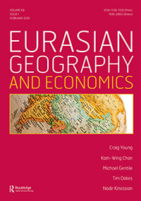 Cover image for Eurasian Geography and Economics, Volume 60, Issue 1, 2019