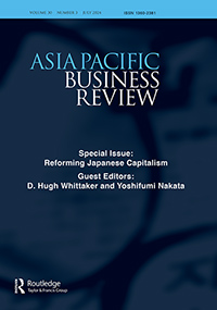 Cover image for Asia Pacific Business Review, Volume 30, Issue 3, 2024