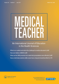 Cover image for Medical Teacher, Volume 39, Issue 7, 2017