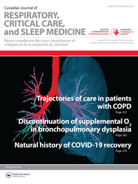 Cover image for Canadian Journal of Respiratory, Critical Care, and Sleep Medicine, Volume 6, Issue 4, 2022