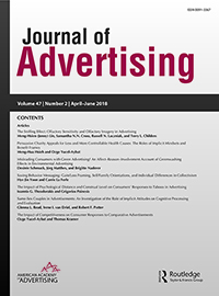 Cover image for Journal of Advertising, Volume 47, Issue 2, 2018