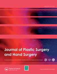 Cover image for Journal of Plastic Surgery and Hand Surgery, Volume 52, Issue 3, 2018