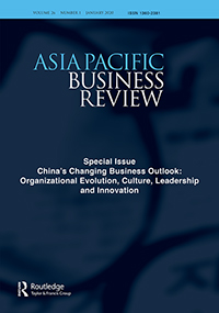 Cover image for Asia Pacific Business Review, Volume 26, Issue 1, 2020