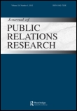 Cover image for Journal of Public Relations Research, Volume 24, Issue 5, 2012