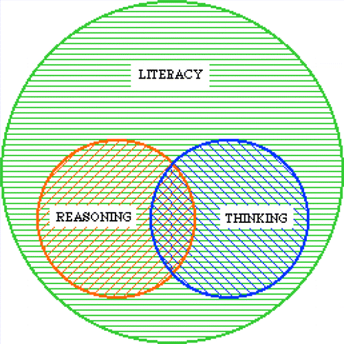 Figure 2. Outcomes of Statistics Education: Reasoning and Thinking Within Literacy.