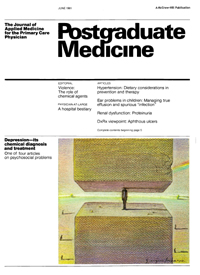 Cover image for Postgraduate Medicine, Volume 69, Issue 6, 1981