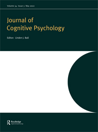 Cover image for Journal of Cognitive Psychology, Volume 34, Issue 3, 2022