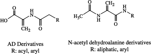Figure 1 General structure of AD23,25 and N-acetyl DHA derivatives.
