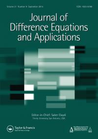 Cover image for Journal of Difference Equations and Applications, Volume 21, Issue 9, 2015