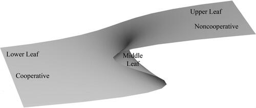 Figure 3. The catastrophe model of intellectual property cooperation behavior.Source: Authors' creations.