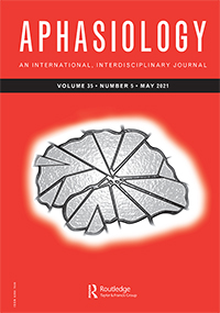 Cover image for Aphasiology, Volume 35, Issue 5, 2021