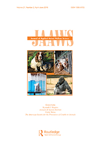 Cover image for Journal of Applied Animal Welfare Science, Volume 21, Issue 2, 2018